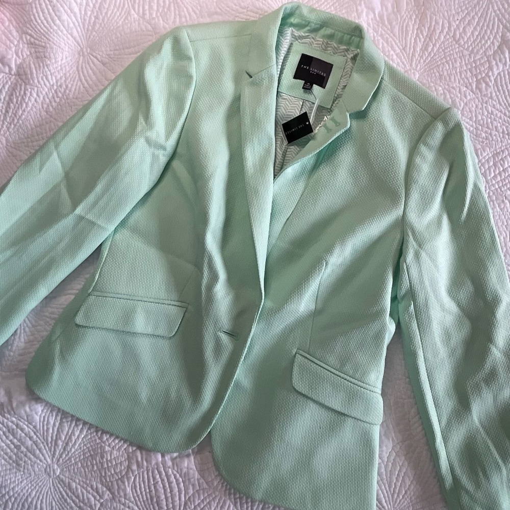 The Limited Mint Green Jacket NWT Office Preppy